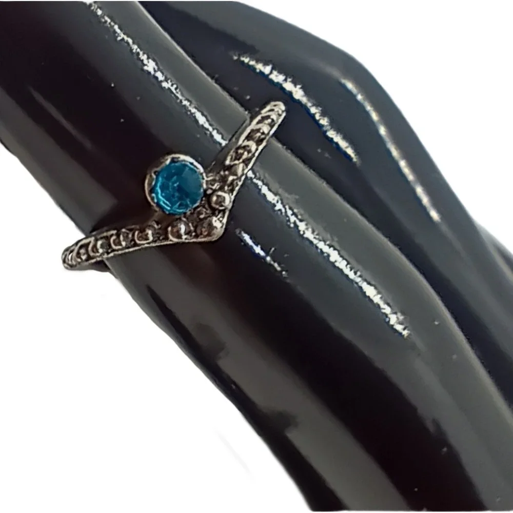 Aqua‎ jewelry lot ring, barrettes, & earrings SKUJ018
